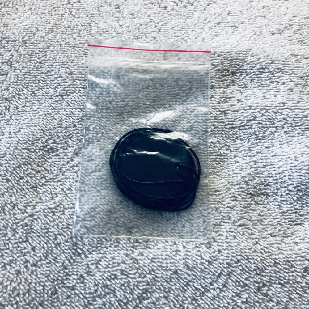 Shungite necklace with black cord New In Package